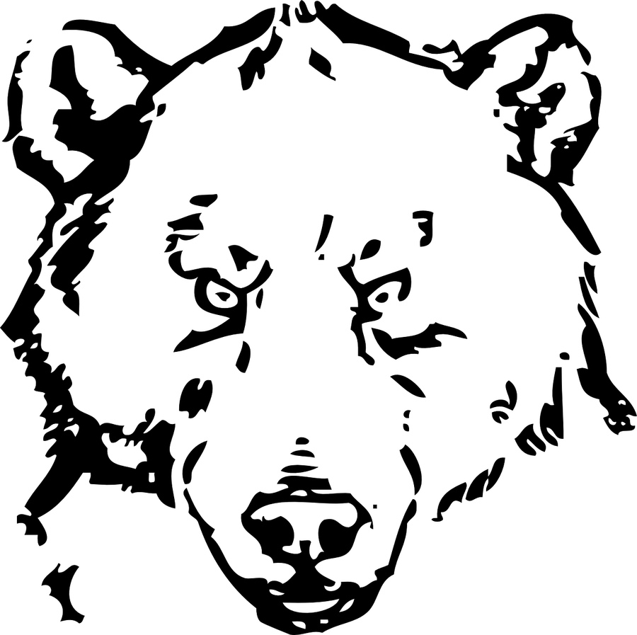 Formidable Bear Coloring Page