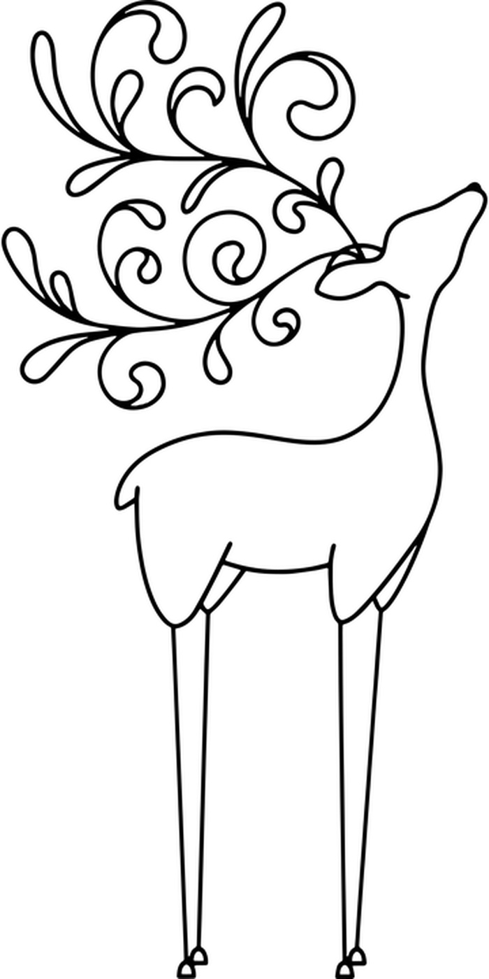 Stylized Reindeer 