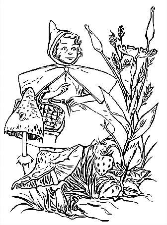 Little Red Riding-hood Coloring Page