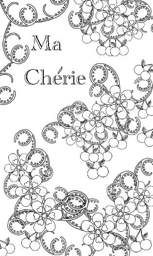 Ma Chérie Coloring Card for Valentine’s Day