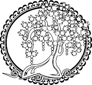 Stylish Tree Coloring Page