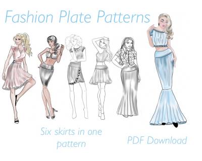 Make five skirts from this pattern